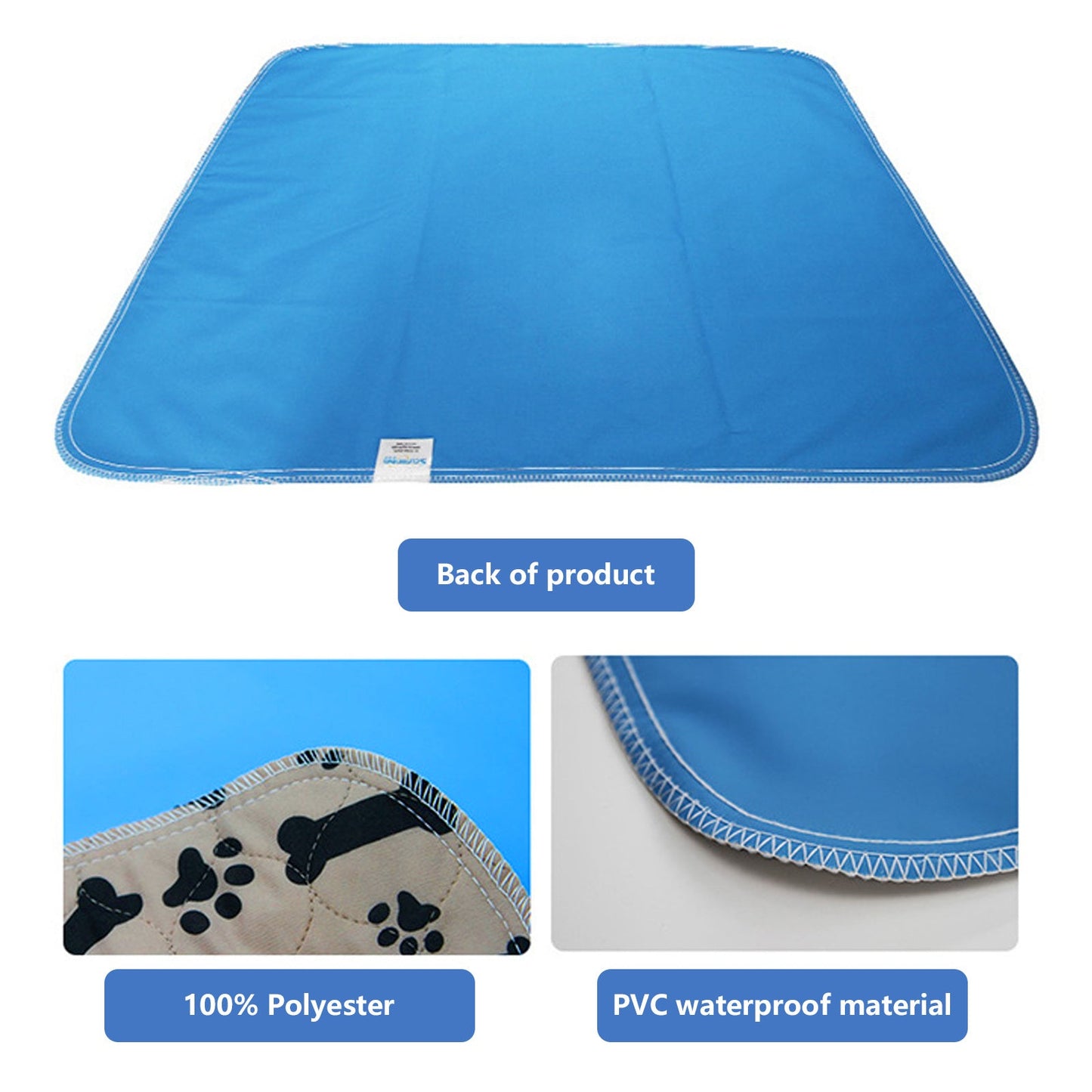 Pawfriends Washable Pet Pee Pad Reusable - Coffee M 40x60