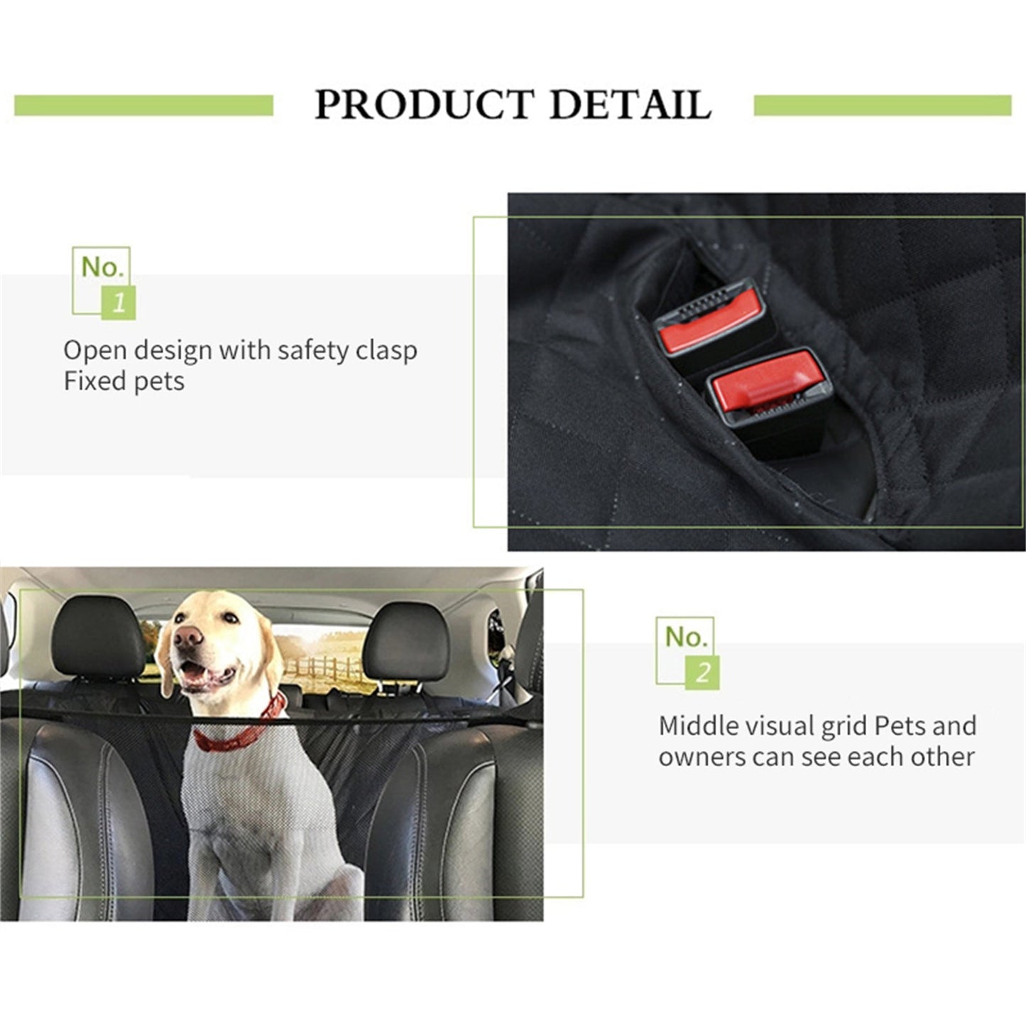 Pawfriends Waterproof Car Seat Cover L