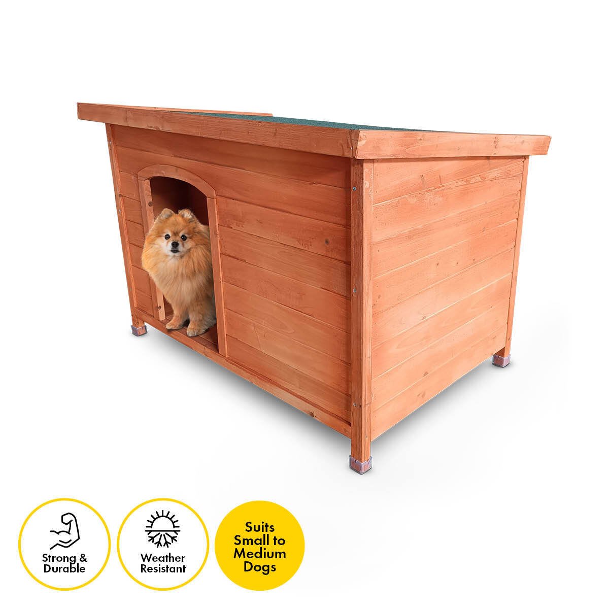 Pet Basic Timber Dog Kennel 116cm