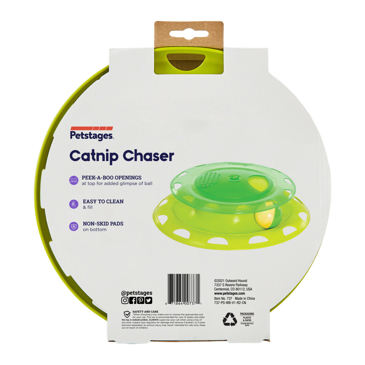 Petstages Catnip Chaser Interactive Cat Toy