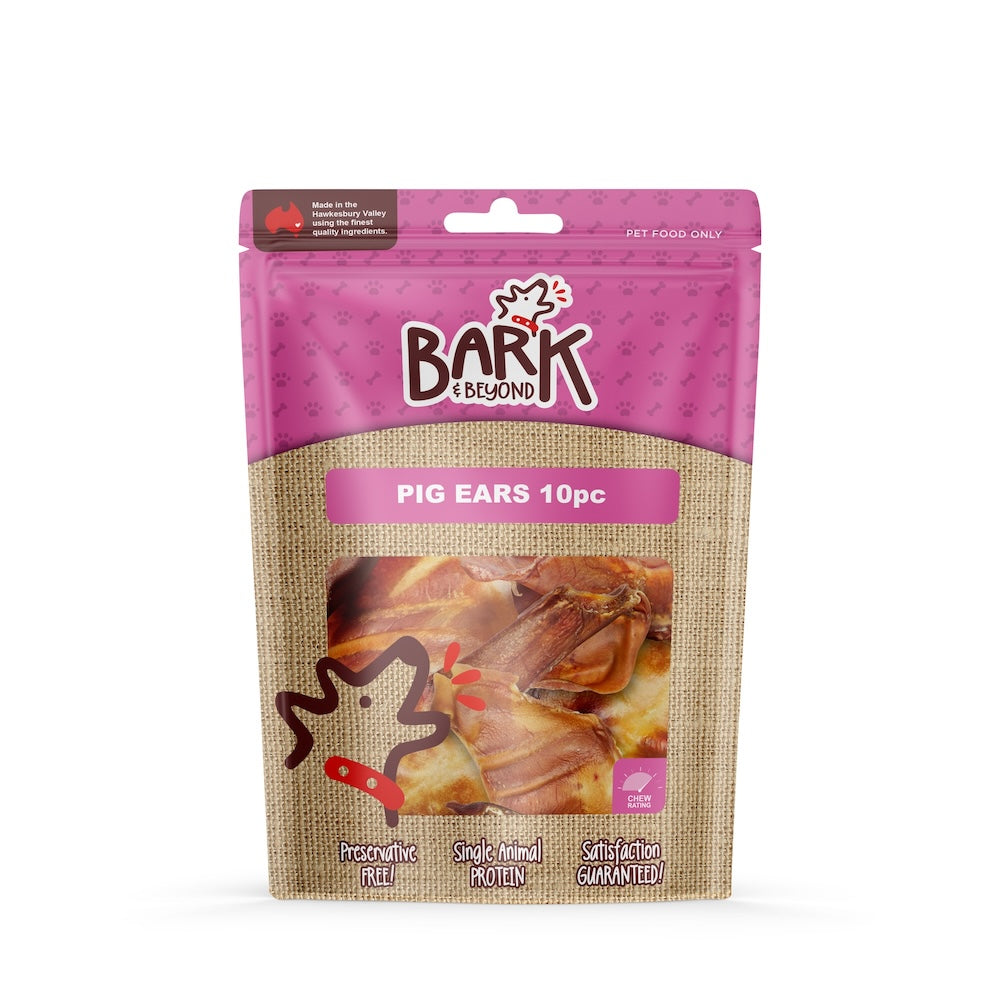 Bark & Beyond Pigs Ears - 10pc