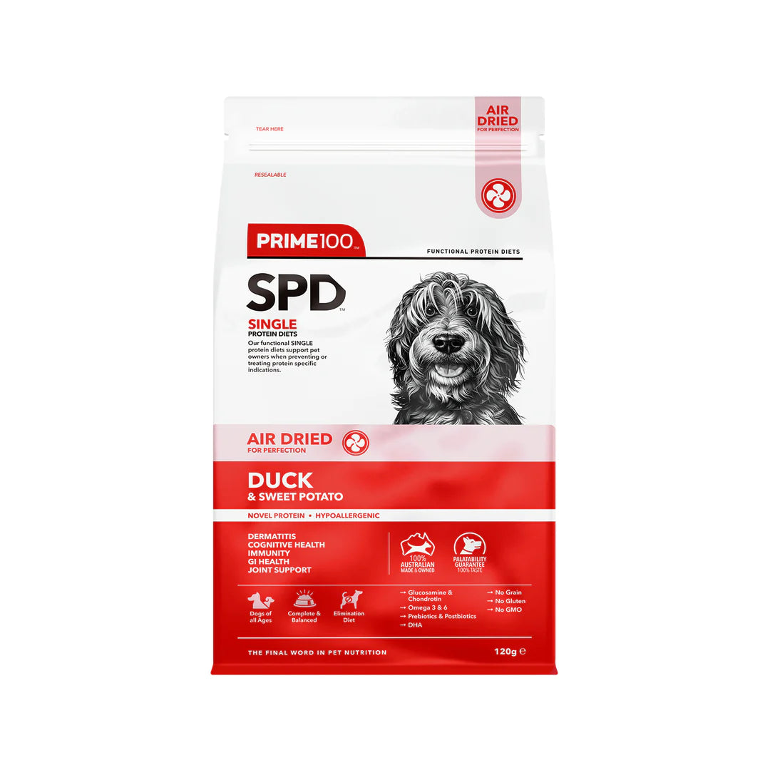 Prime100 SPD Air Dried – Duck & Sweet Potato