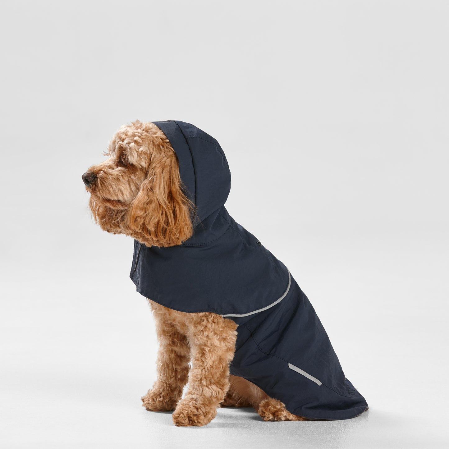 Snooza Wear Rip-Stop Hooded Raincoat – Navy