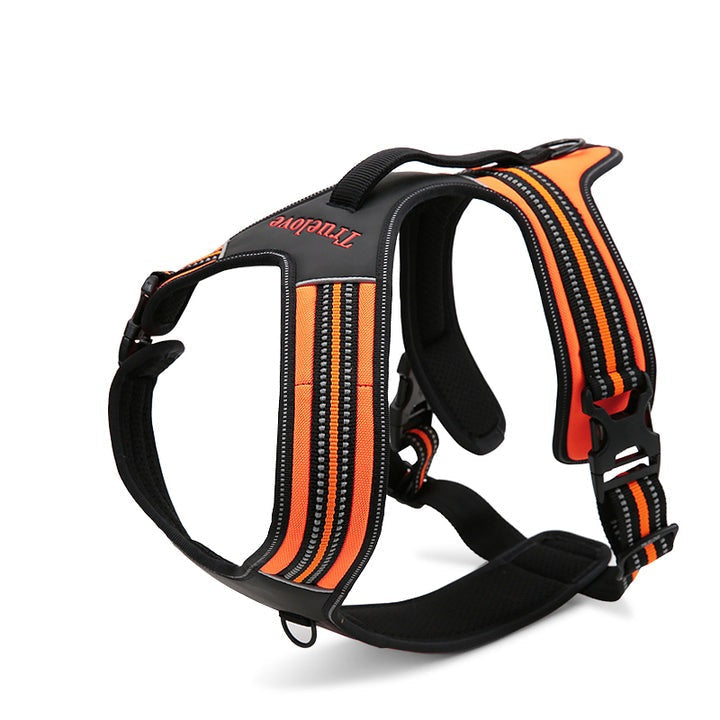 Reflective Heavy Duty Harness Orange XS