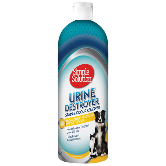 Simple Solution Urine Destroyer & Odour Neutraliser for Cats & Dogs 1 Litre