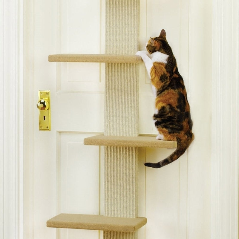 Smartcat Over-The-Door Cat Climber Scratch Tower