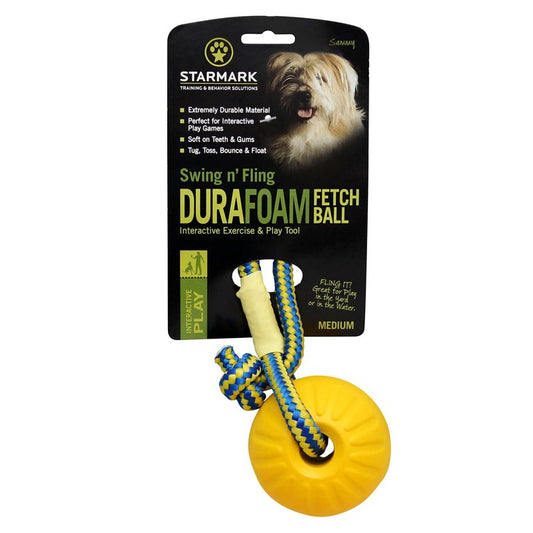 Starmark – Swing and Fling Durafoam Fetch Ball