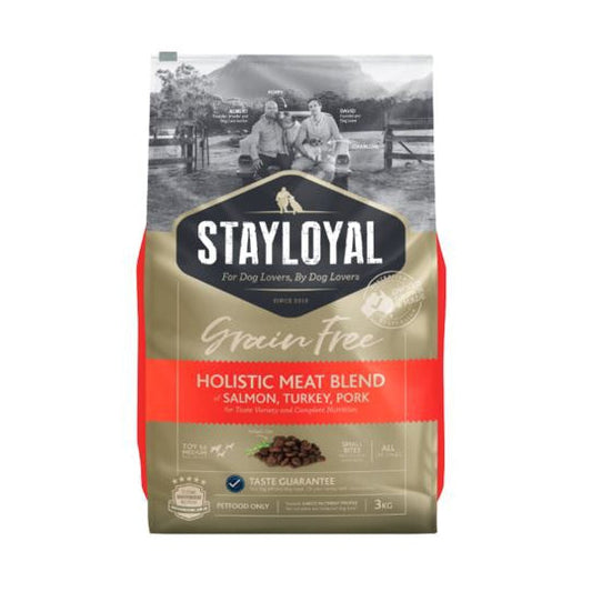 Stay Loyal Holistic Meat Blend of Salmon, Turkey & Pork GRAIN FREE