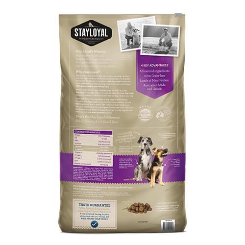 Stay Loyal Large Breed Puppy GRAIN FREE - 13Kg