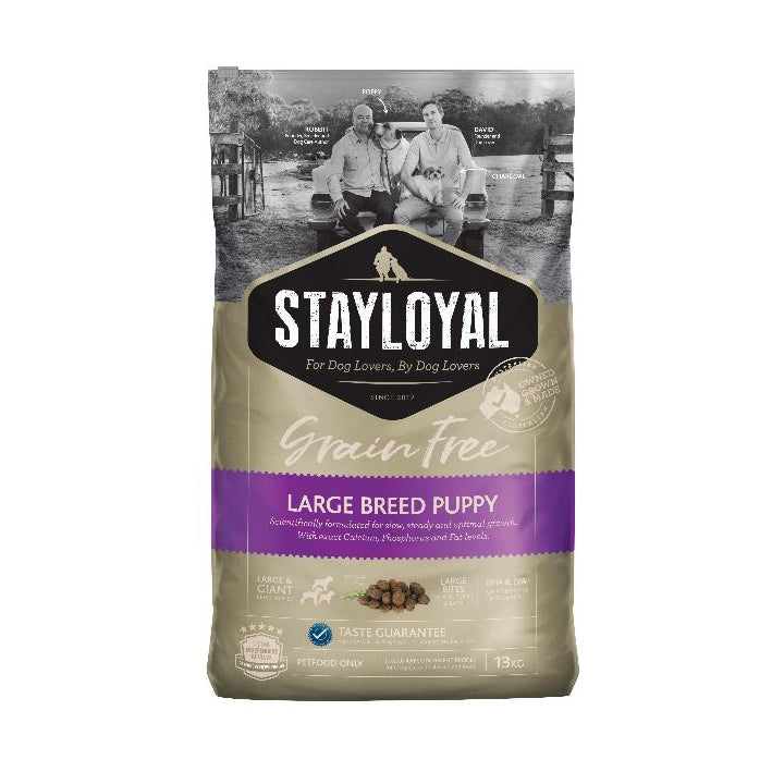 Stay Loyal Large Breed Puppy GRAIN FREE - 13Kg