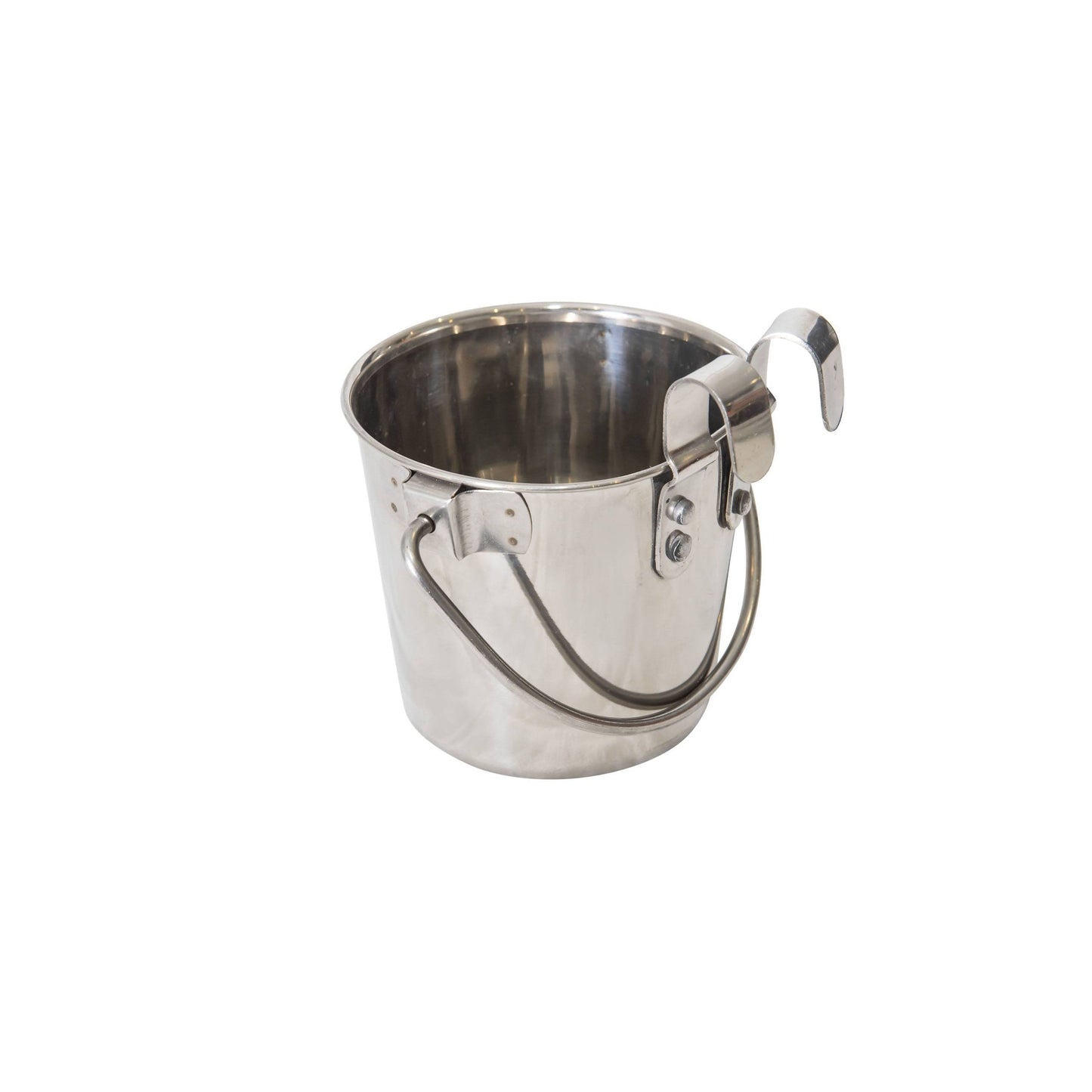 Superior Pet Stainless Steel Flat Sided Bucket