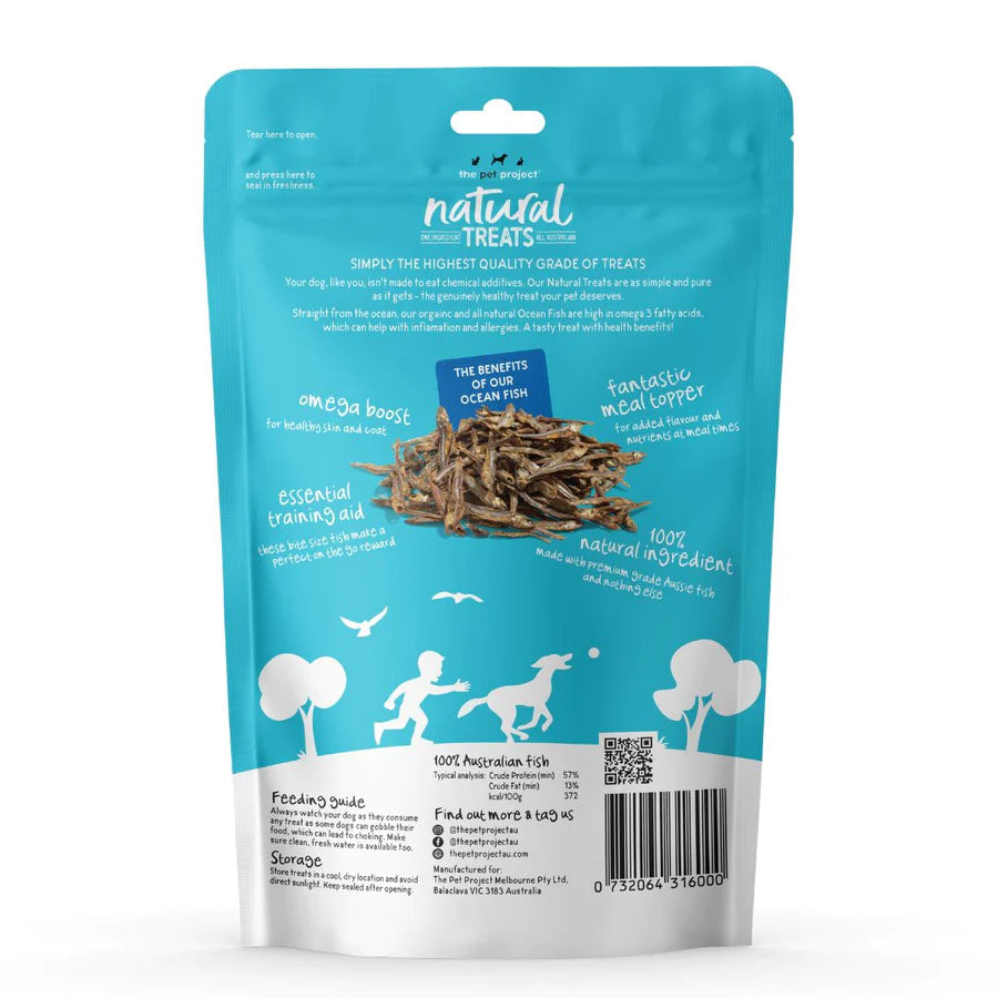 The Pet Project Natural Treats – Ocean Fish 80g