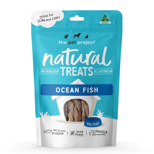 The Pet Project Natural Treats – Ocean Fish 80g