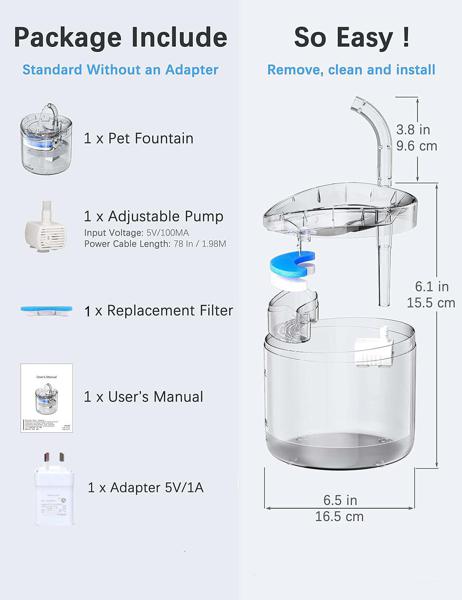 Water Fountain 1.8L