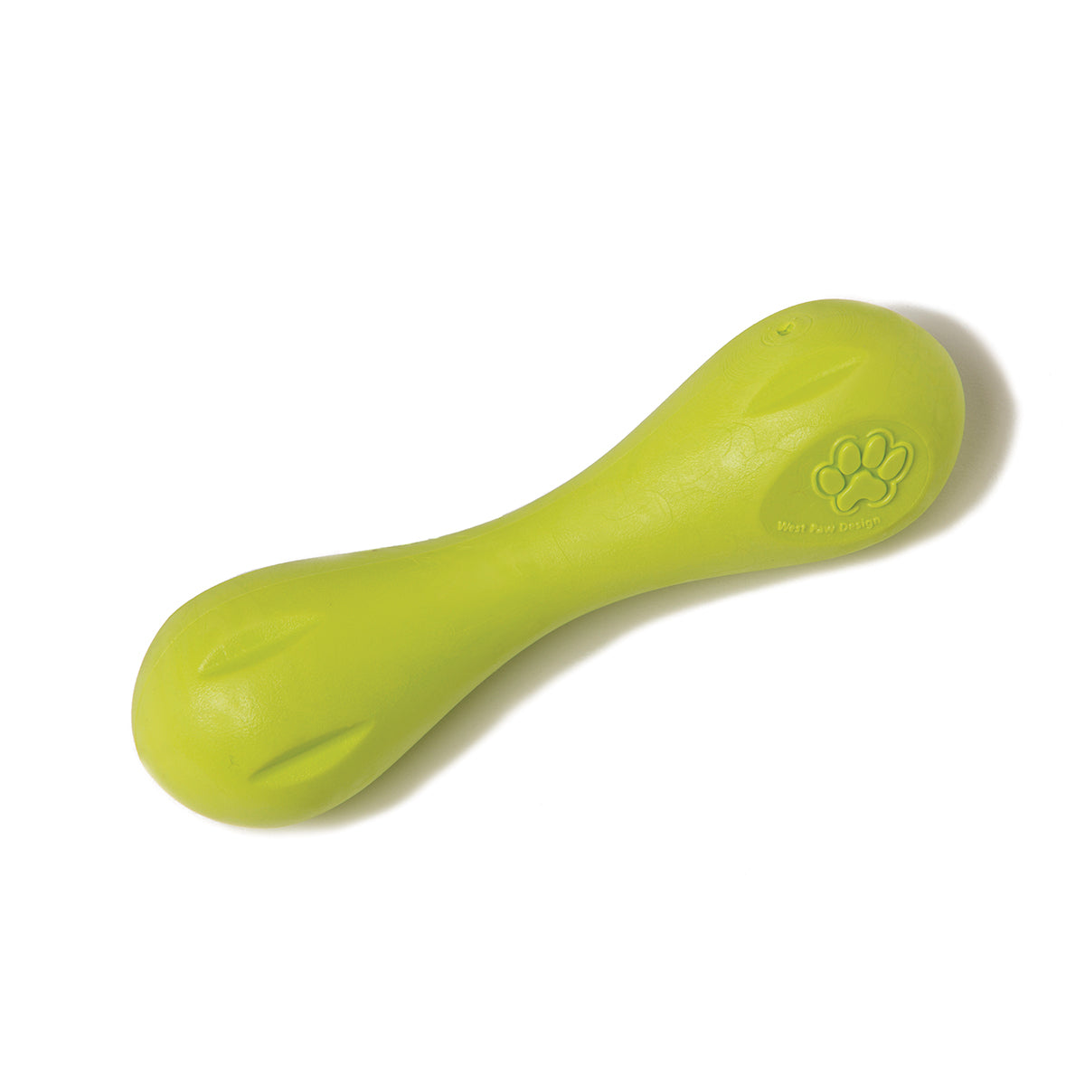 West Paw Hurley Fetch Toy for Tough Dogs - Green - Small