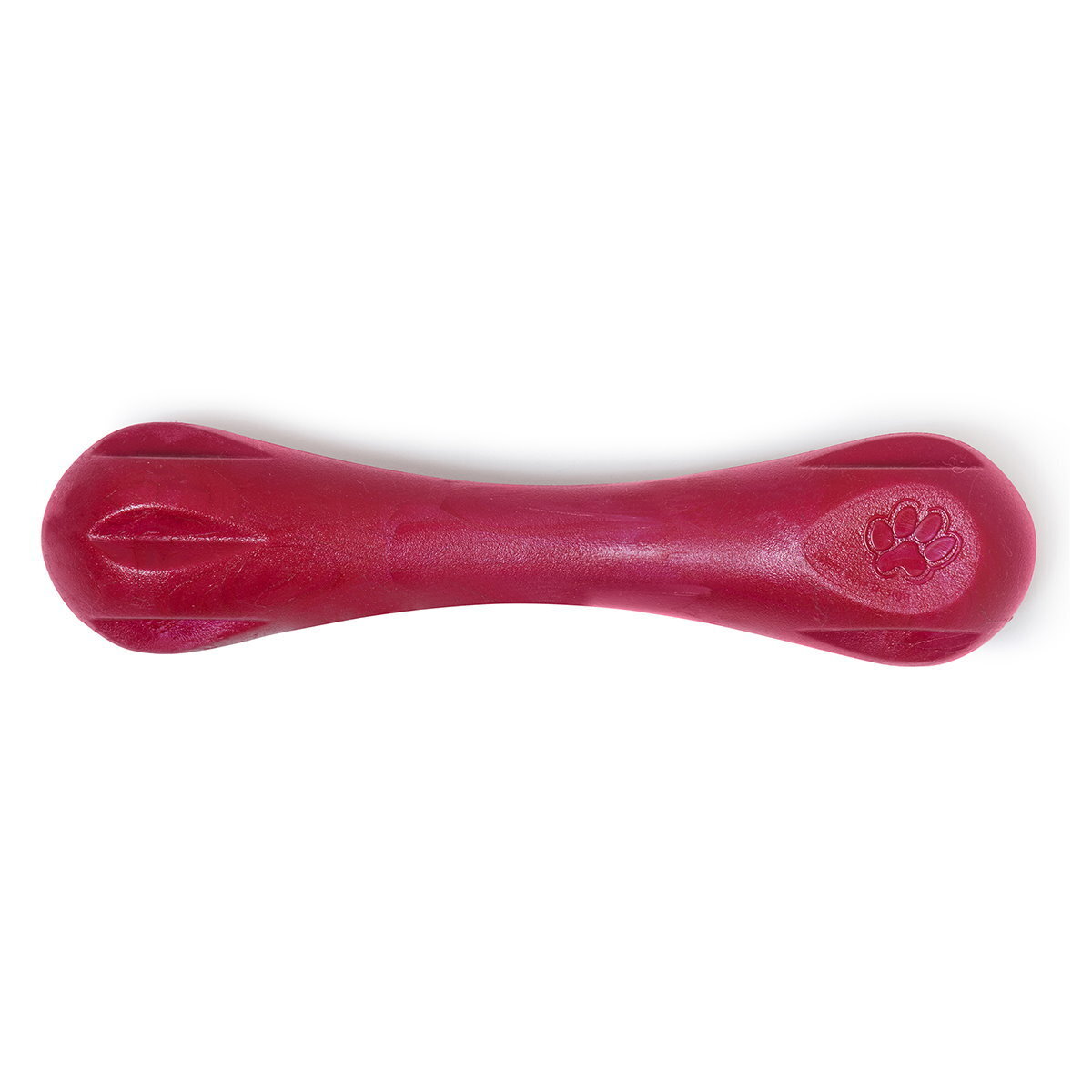 West Paw Hurley Fetch Toy for Tough Dogs - Ruby Red - Large