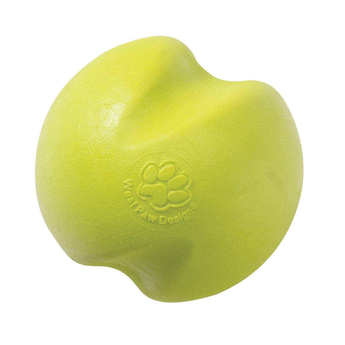 West Paw Jive Zogoflex Fetch Ball Tough Dog Toy - Green - Large