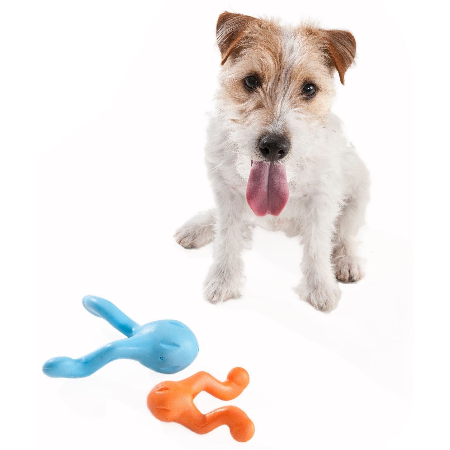 West Paw Tizzi Treat & Tug Toy for Tough Dogs - Blue - Large