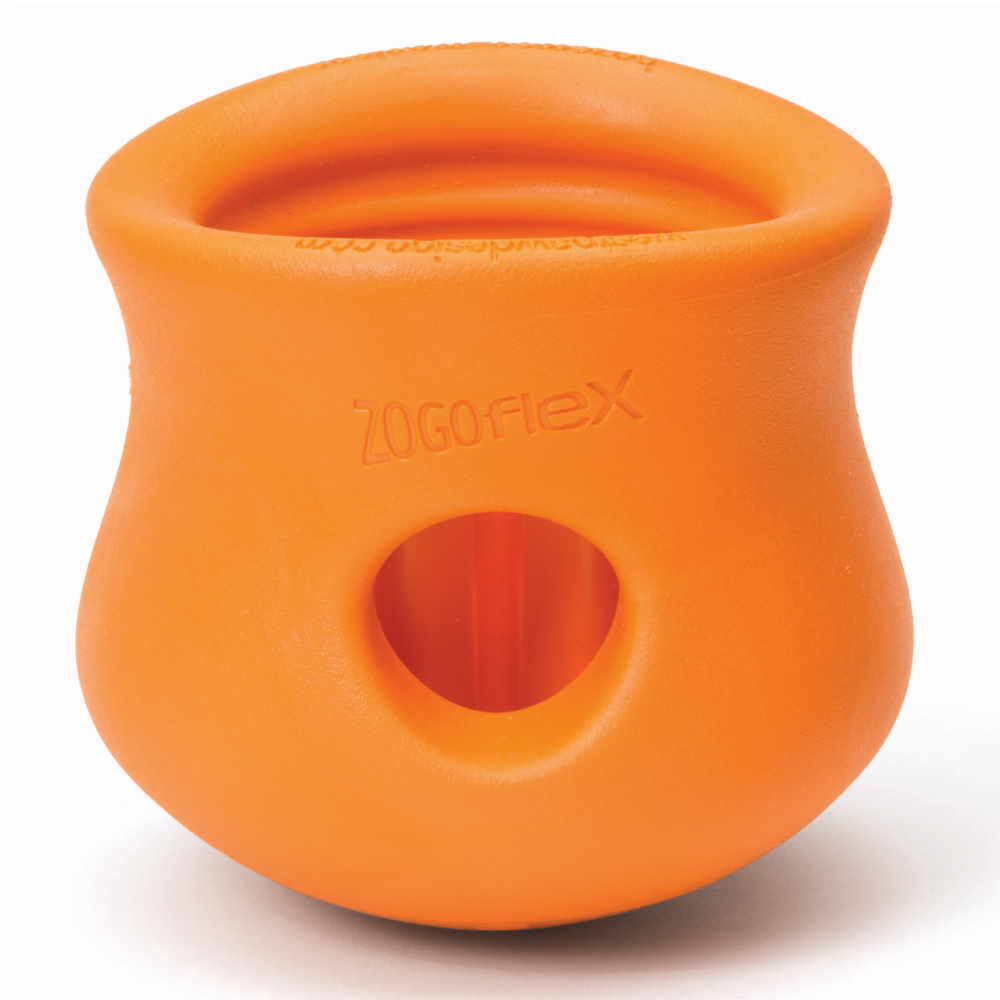 West Paw Toppl Treat Dispensing Dog Toy - Orange - X-Large