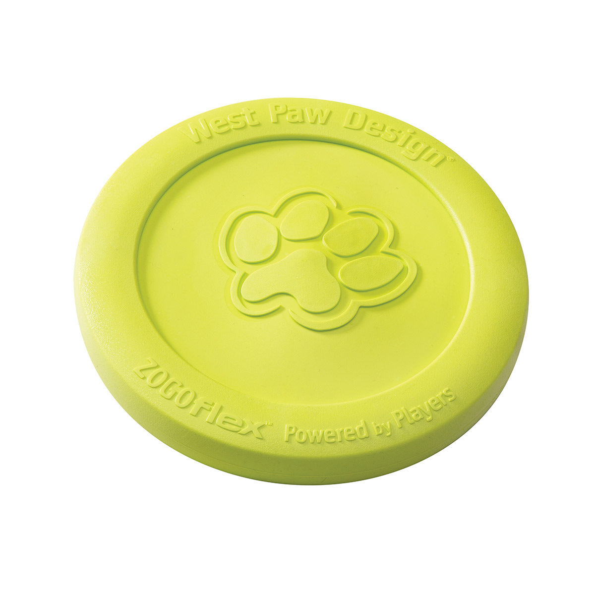 West Paw Zisc Flying Disc Fetch Dog Toy - Green - Large