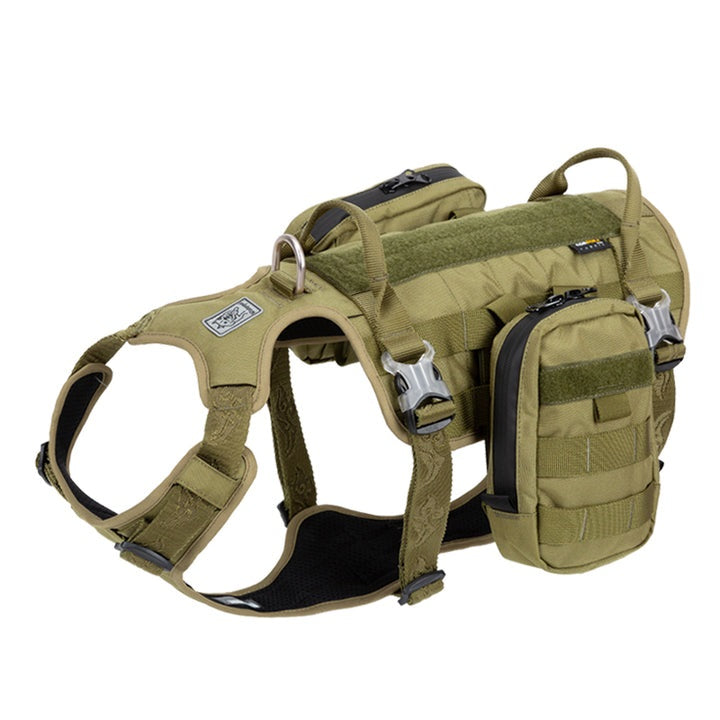 Whinhyepet Military Harness Army Green M