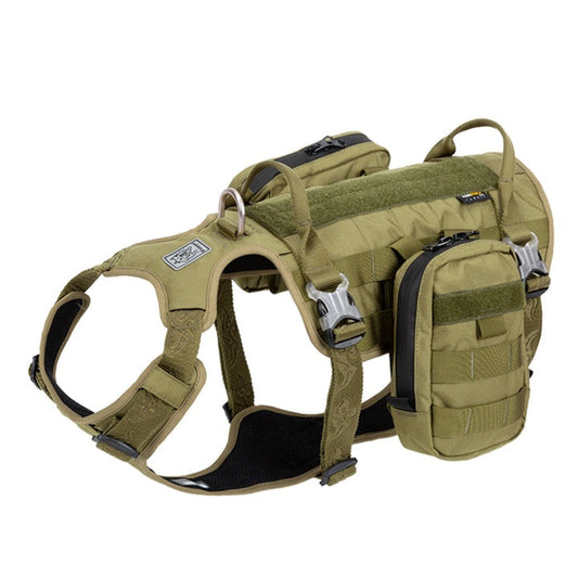 Whinhyepet Military Harness Army Green XL