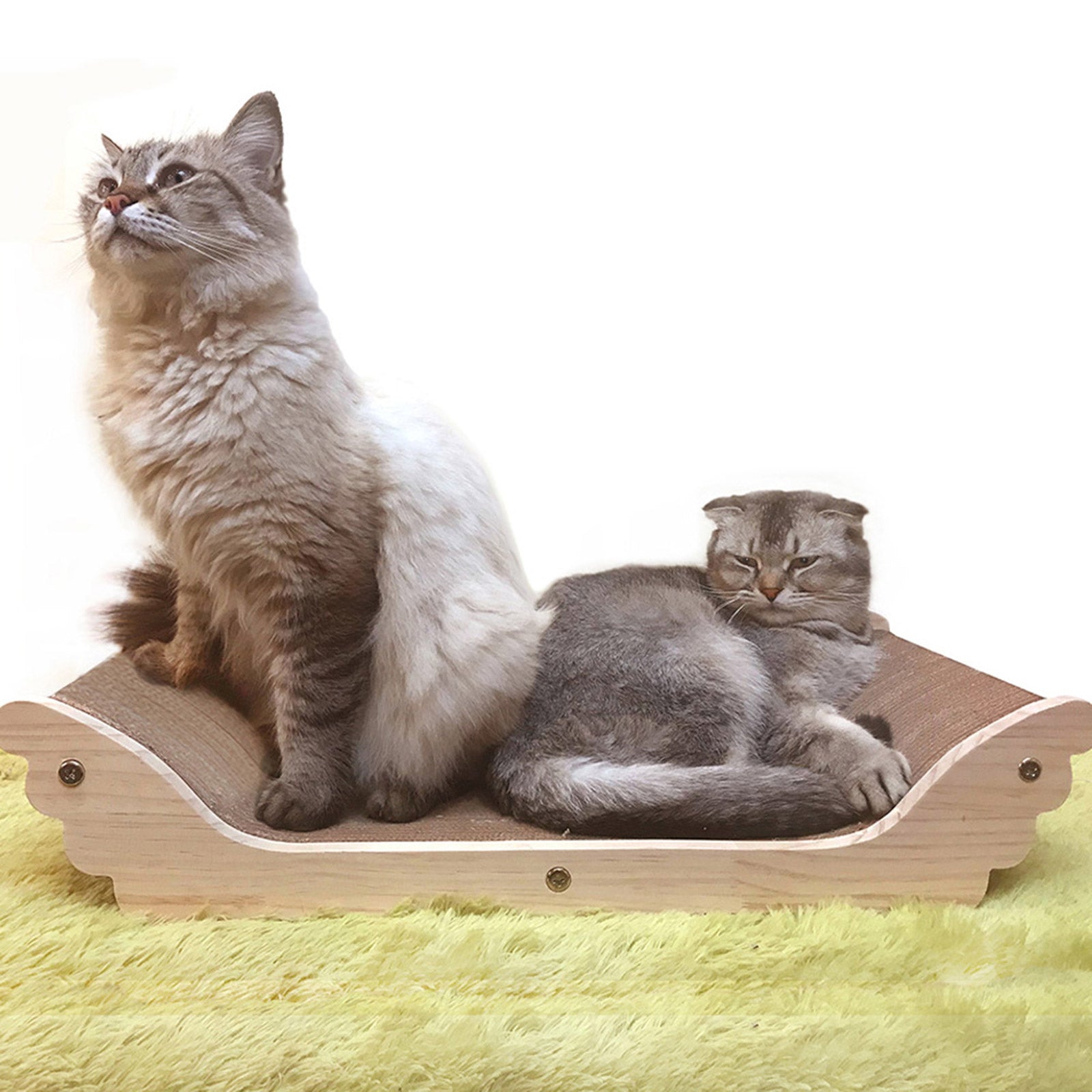 Yaomi Wood Angel Cat Scratcher Sofa Bed