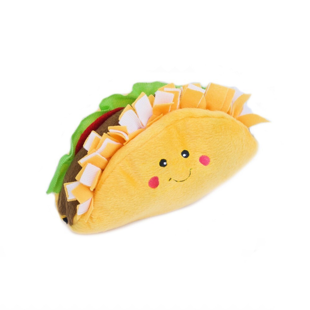 Zippy Paws NomNomz Squeaker Dog Toy - Taco