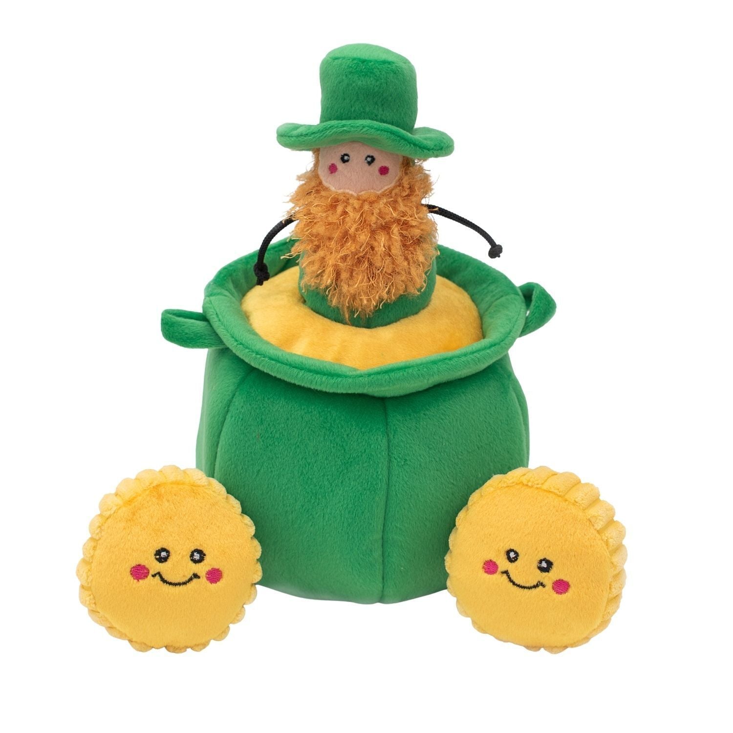 Zippy Paws Burrow Interactive Dog Toy - Pot of Gold