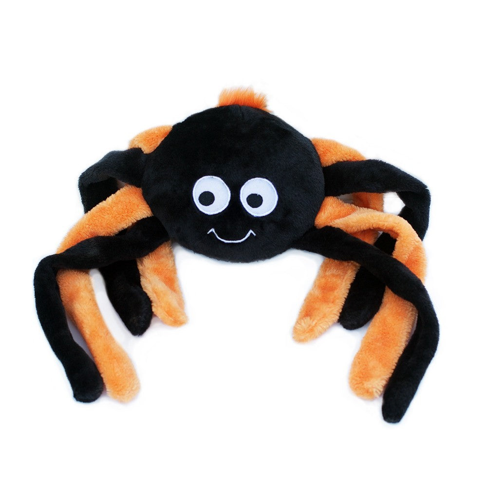 Zippy Paws Halloween Grunterz - Orange Spider