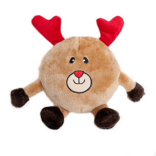 Zippy Paws Holiday Brainey - Reindeer