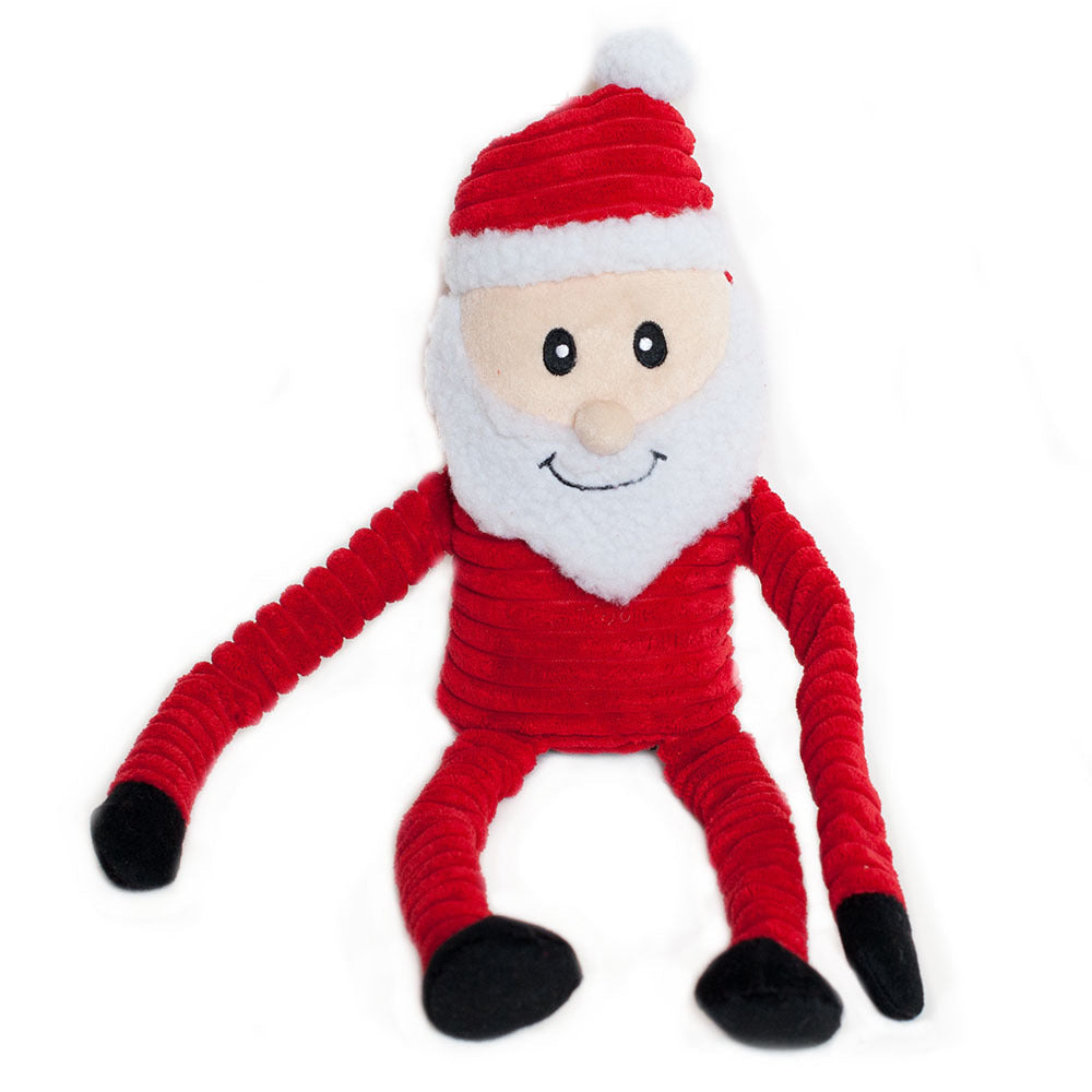 Zippy Paws Holiday Crinkle - Santa - Large