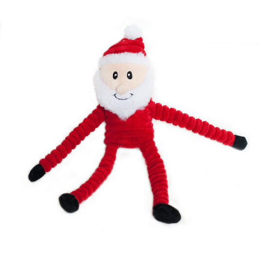 Zippy Paws Holiday Crinkle - Santa - Small