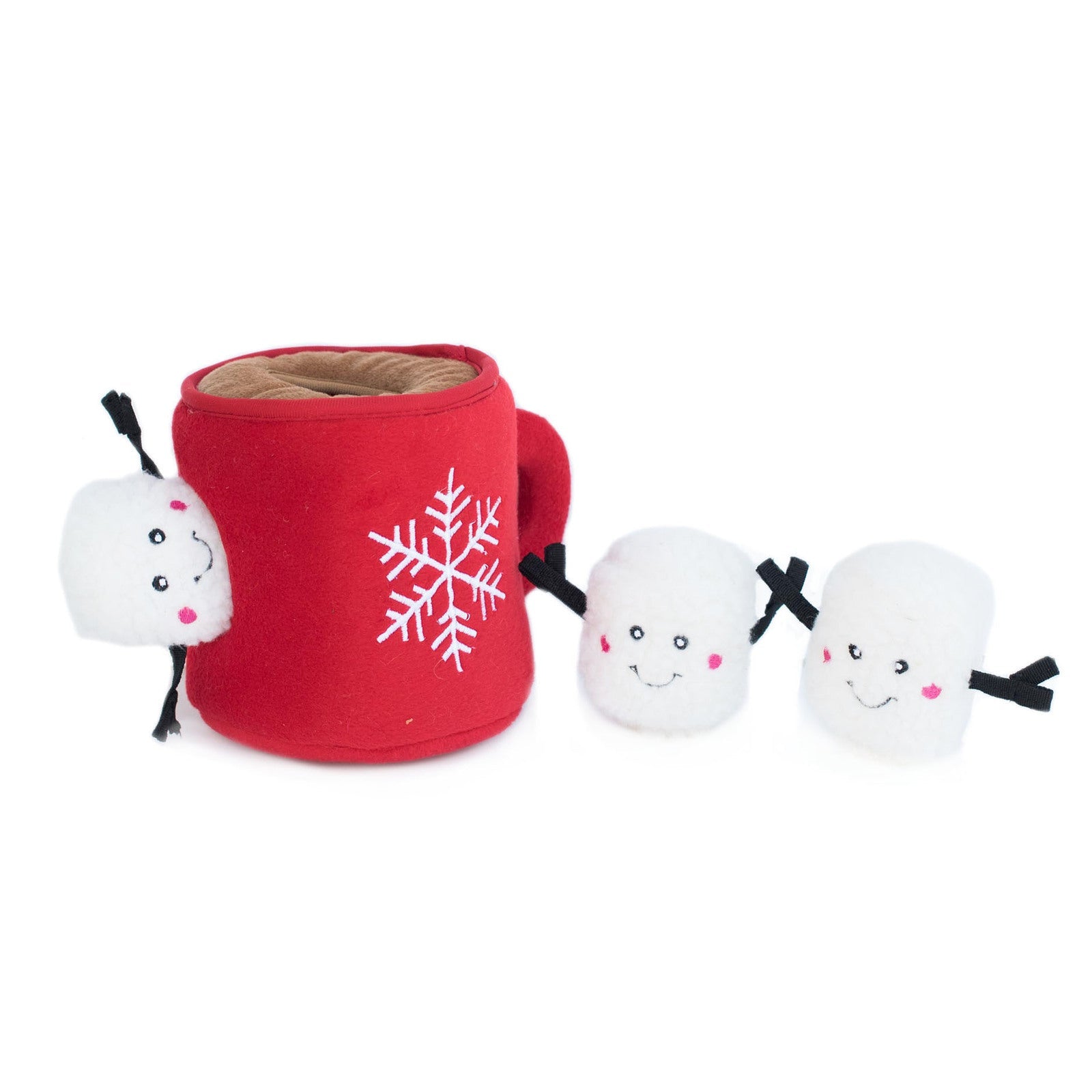 Zippy Paws Holiday Zippy Burrow - Hot Cocoa