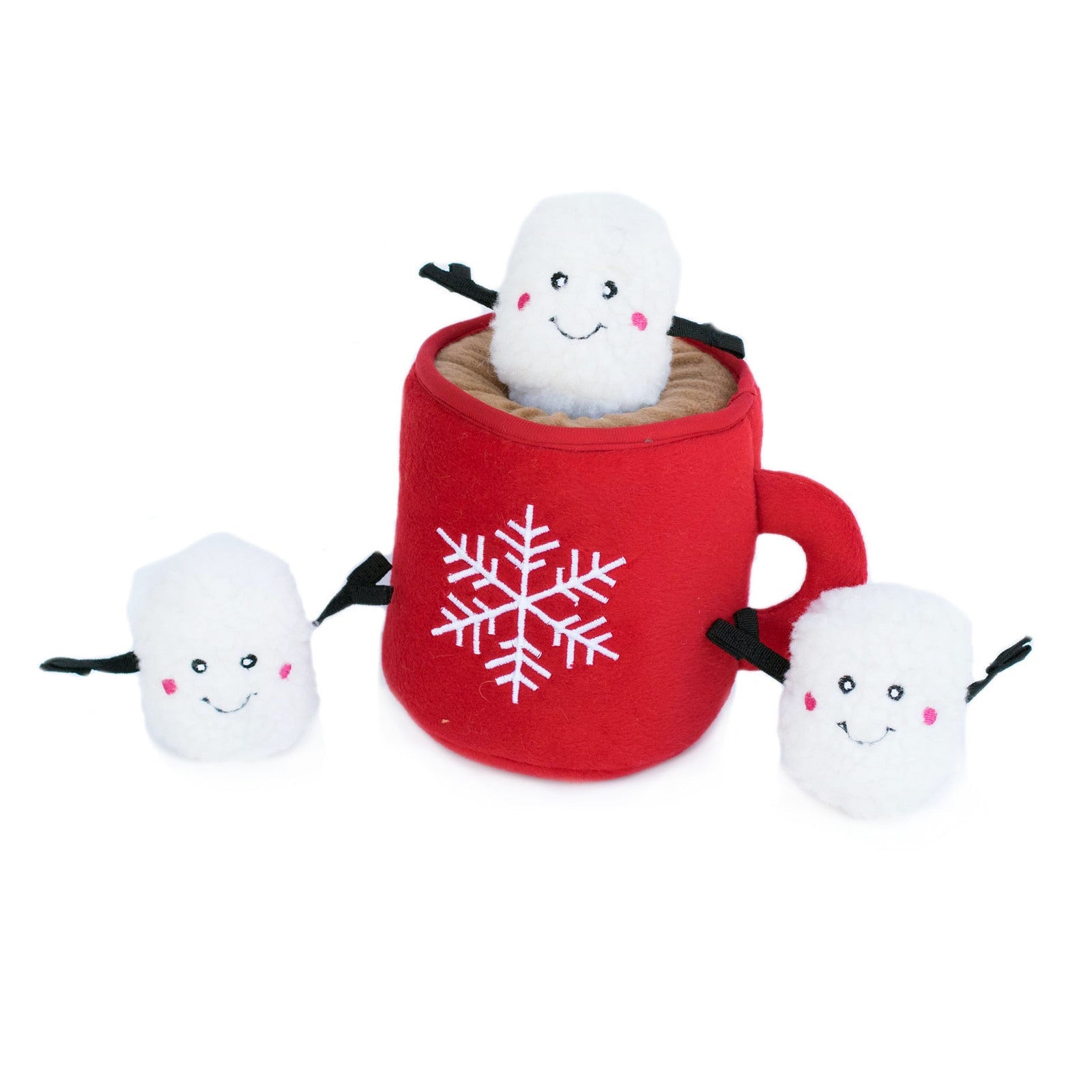 Zippy Paws Holiday Zippy Burrow - Hot Cocoa