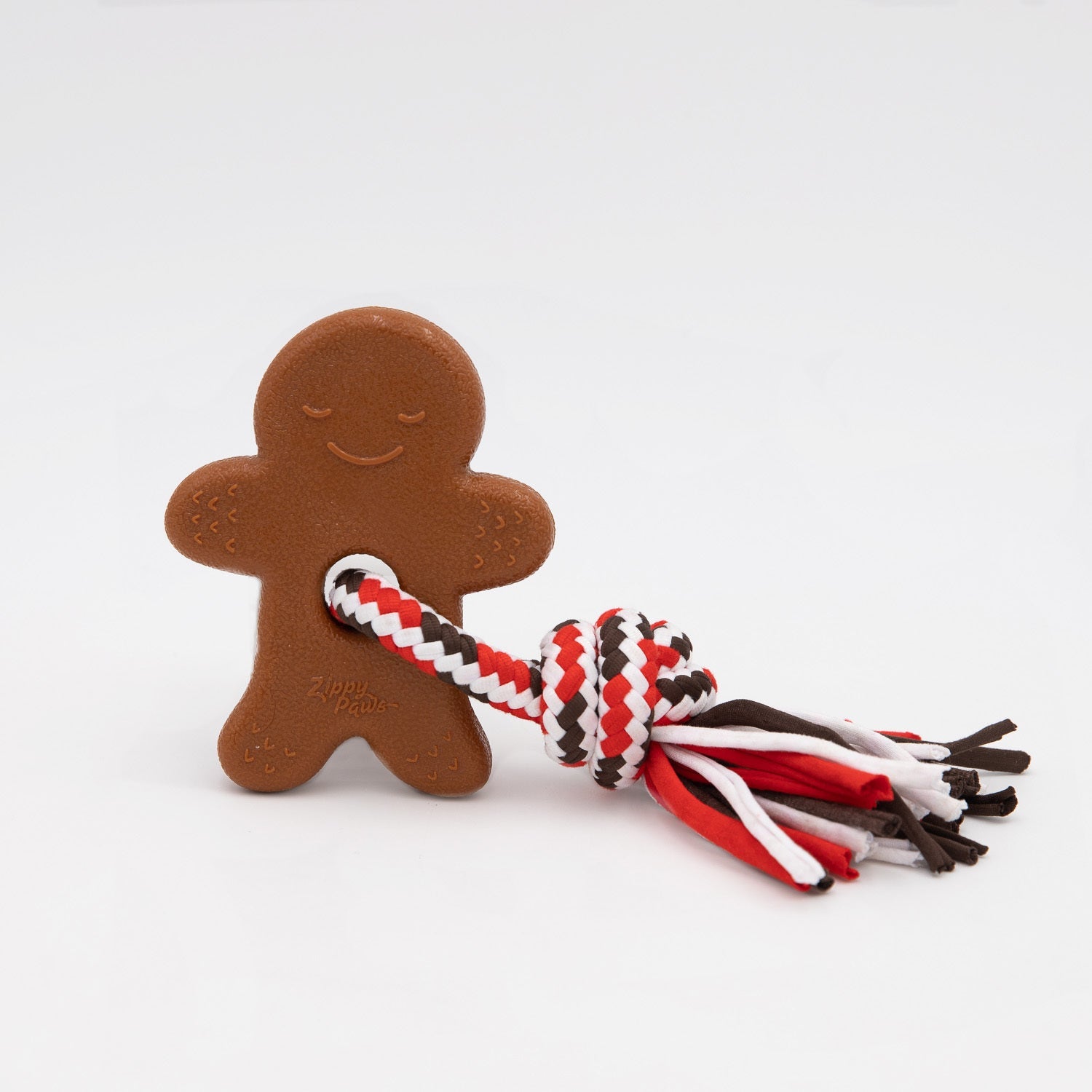 Zippy Paws Holiday ZippyTuff Teether - Gingerbread Man