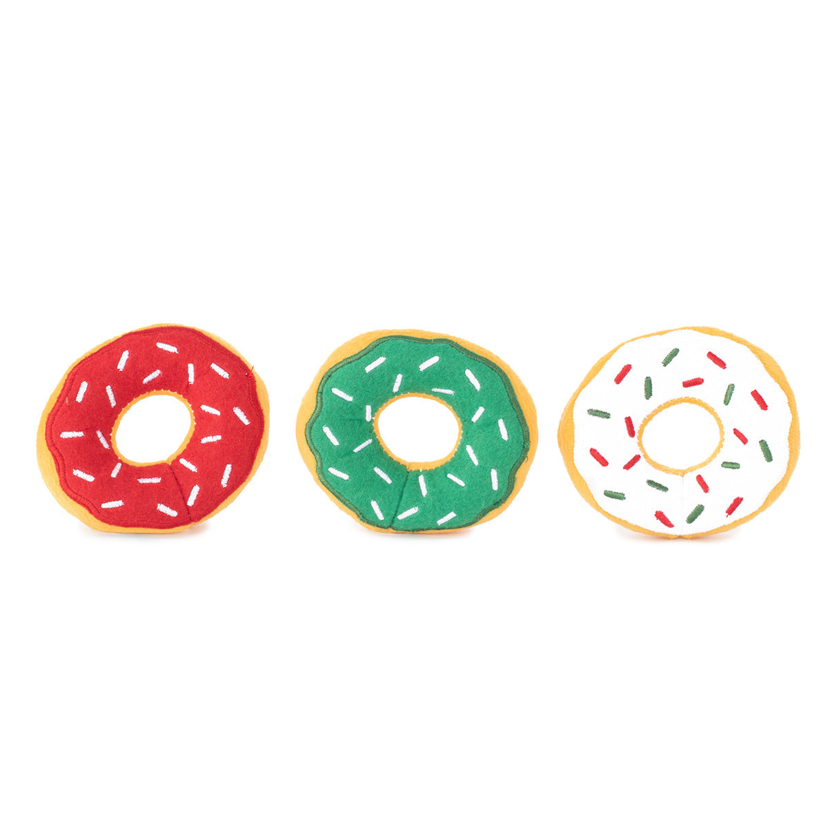 Zippy Paws Miniz - Holiday Donutz (3-pack)