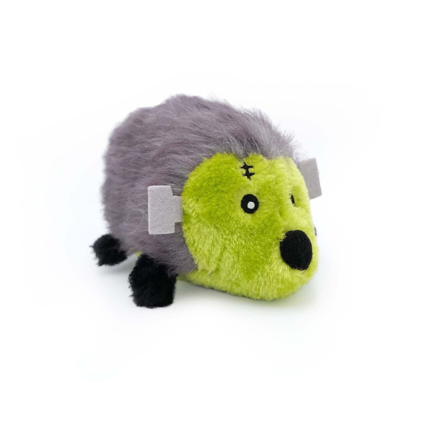 Zippy Paws Plush Squeaker Dog Toy - Halloween Frankenstein Hedgehog