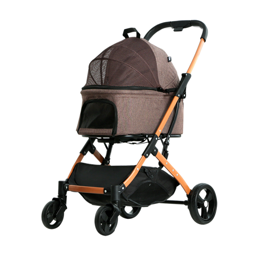 i.Pet 4 Wheels Pet Stroller Foldable Large