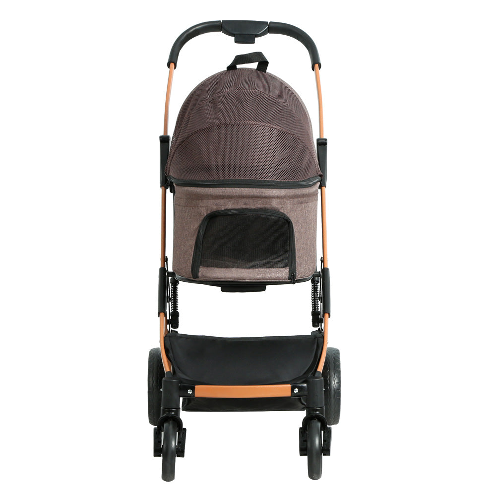 i.Pet 4 Wheels Pet Stroller Foldable Large