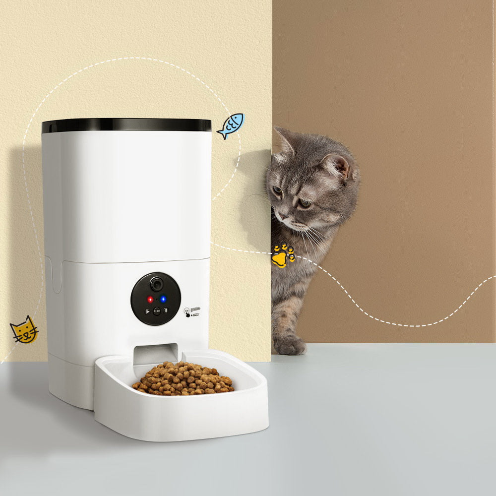 i.Pet Automatic Smart Pet Feeder 6L with Camera, wifi and App Control