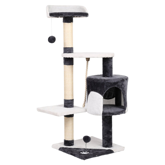 i.Pet Cat Scratcher Tower With House 112cm