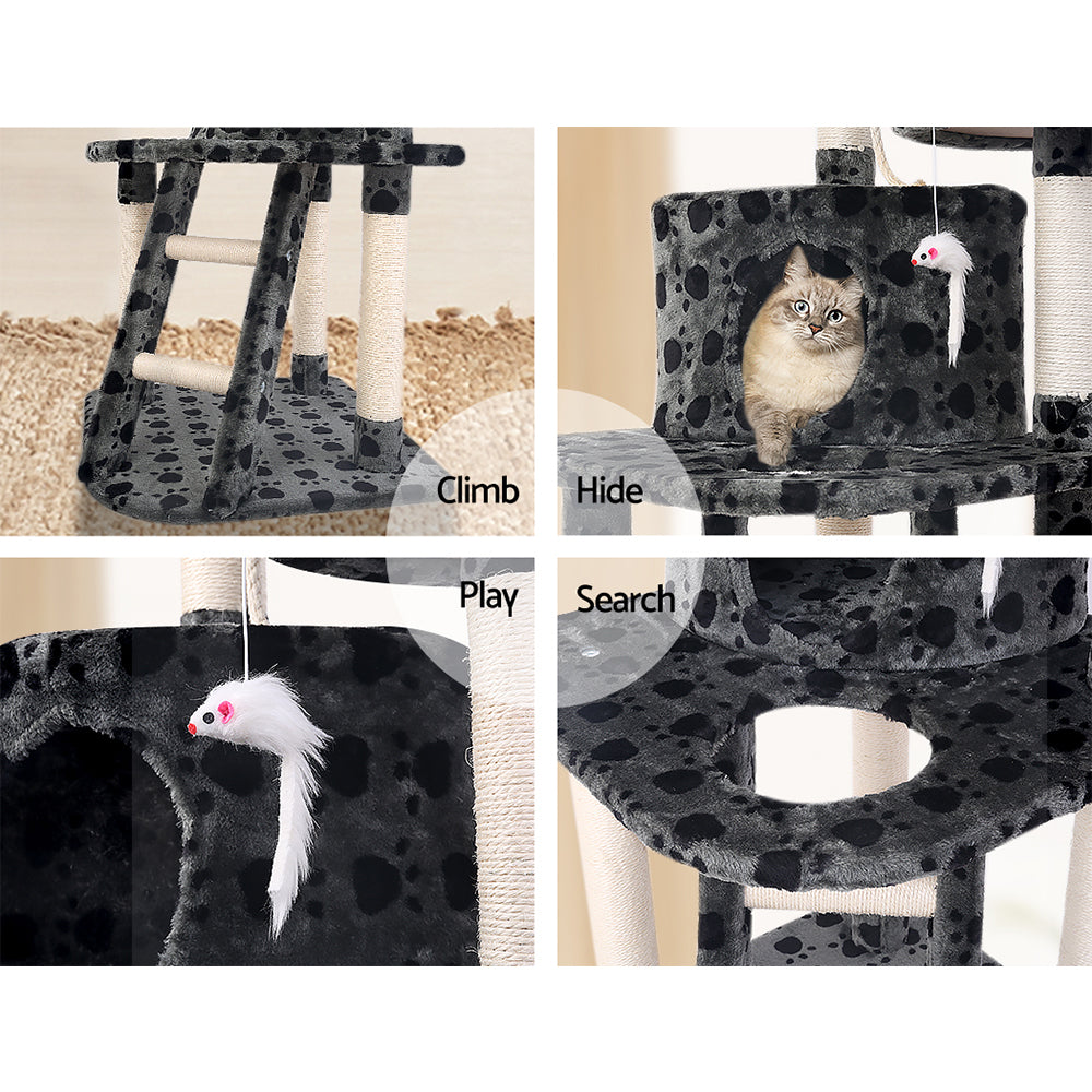 i.Pet Cat Scratcher Tower With House 120cm