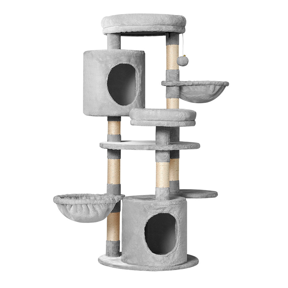 i.Pet Cat Scratcher Tower With House 123cm