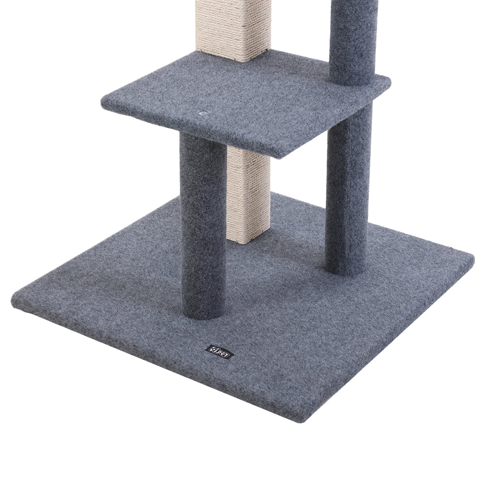 i.Pet Cat Scratcher Tower With Steps 124cm