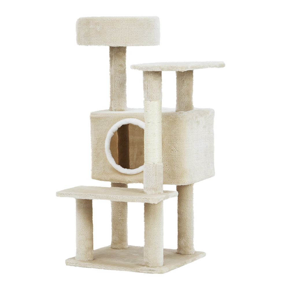 i.Pet Cat Scratcher With House 90cm