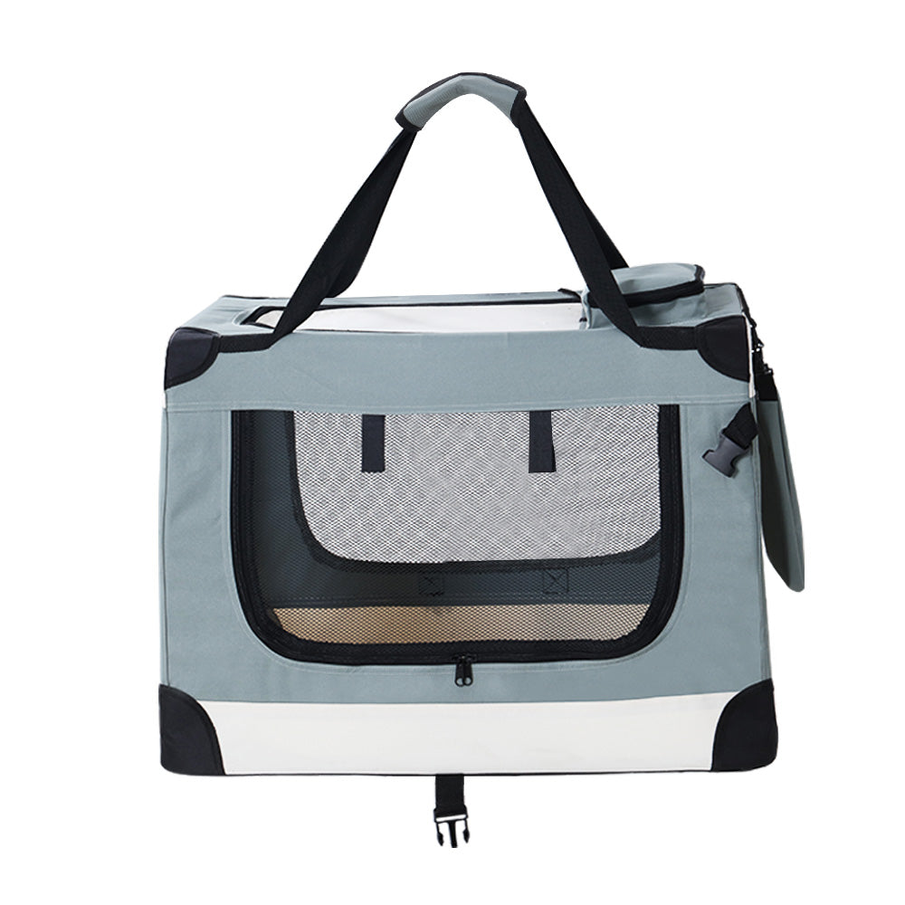 i.Pet Foldable Carrier Soft - Light Grey - L