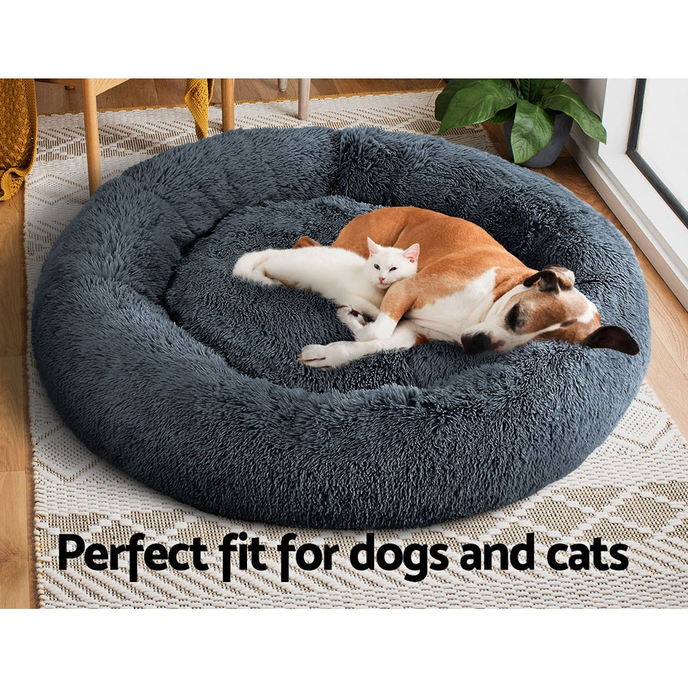 i.Pet Washable Extra Large Bed Dark Grey 110cm