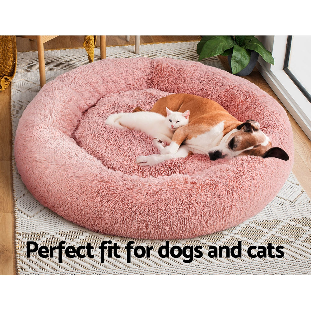 i.Pet Washable Extra Large Bed Pink 110cm