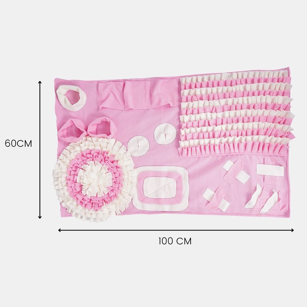 Floofi Snuffle Mat (Pink & White)